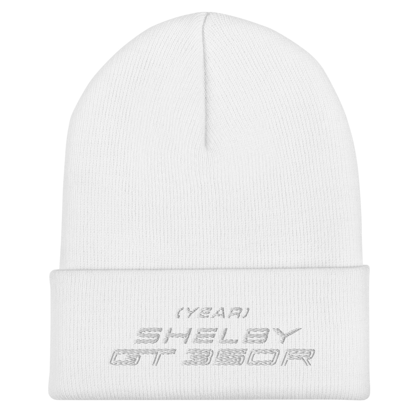 SHELBY GT350R Custom Embroidered Cuffed Beanie