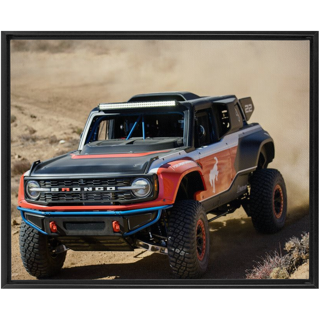 2023 Ford Bronco Framed Traditional Stretched Canvas up to 48" x 60"