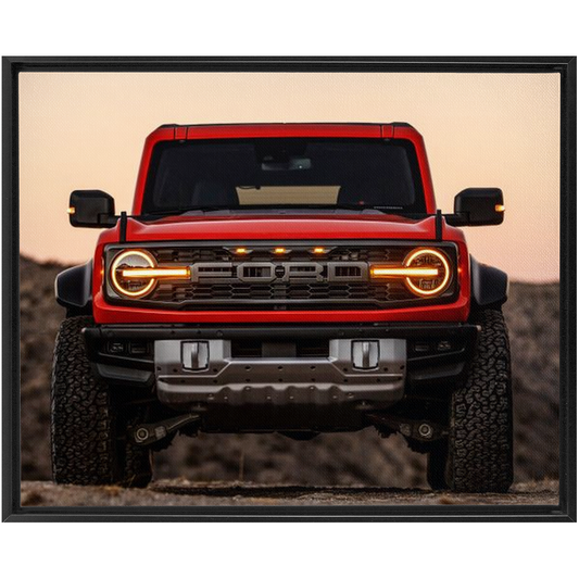 Ford Bronco Framed Traditional Stretched Canvas up to 48" x 60"