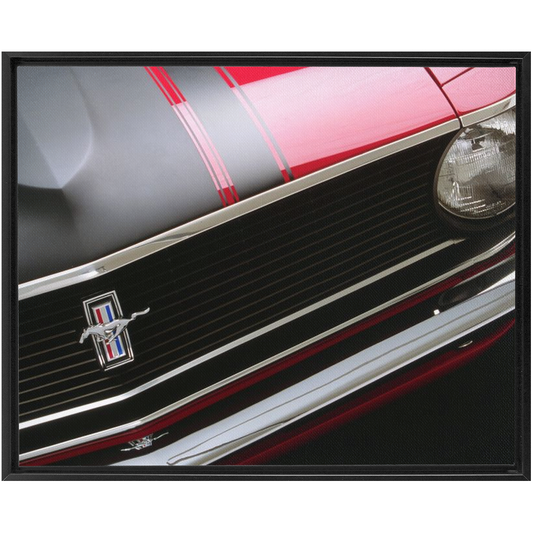 1970 Ford Mustang Boss 302 Framed Traditional Stretched Canvas up to 48" x 60"