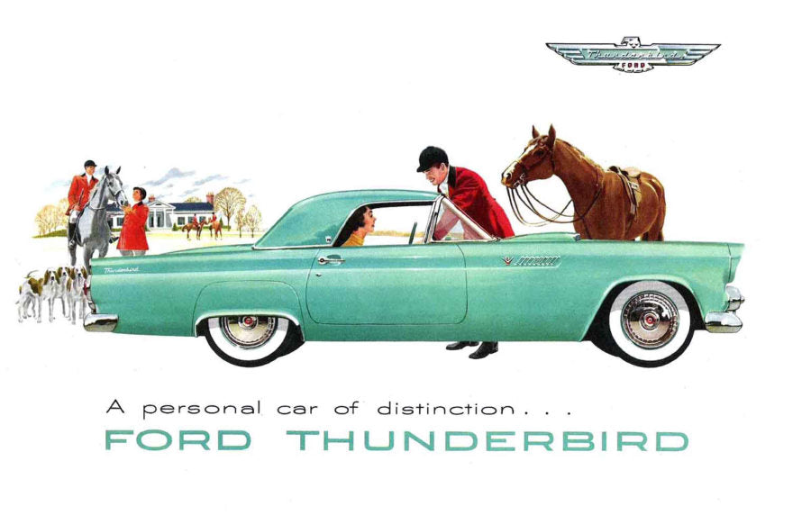 Cover of 1955 Ford Thunderbird — Factory Reference