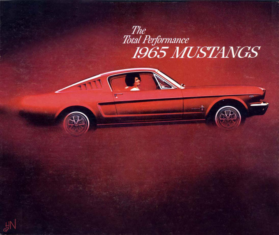 Cover of Later 1965 Mustang — revised April 1965 catalog