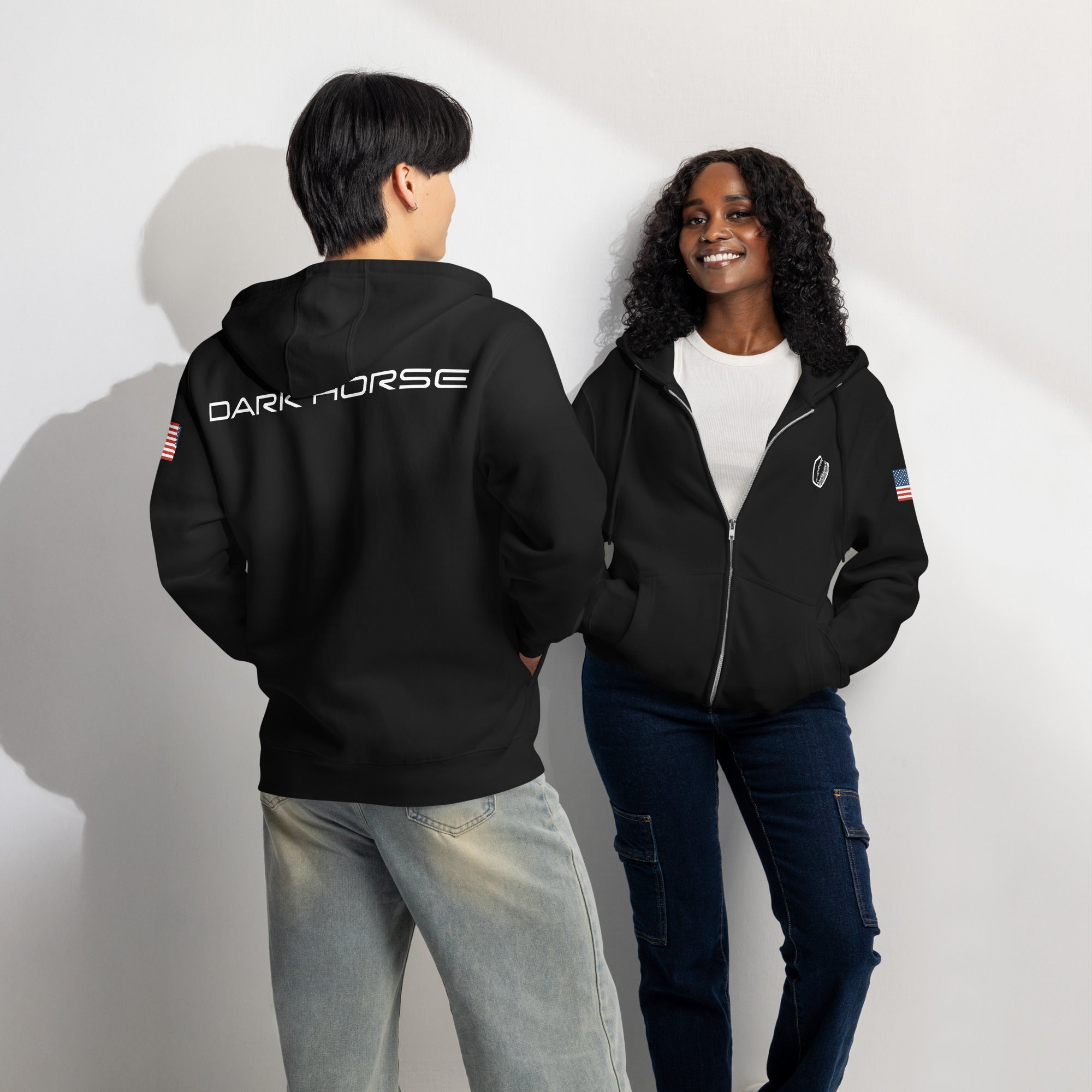 Mustang Dark Horse Premium full zip hoodie – Fordimages