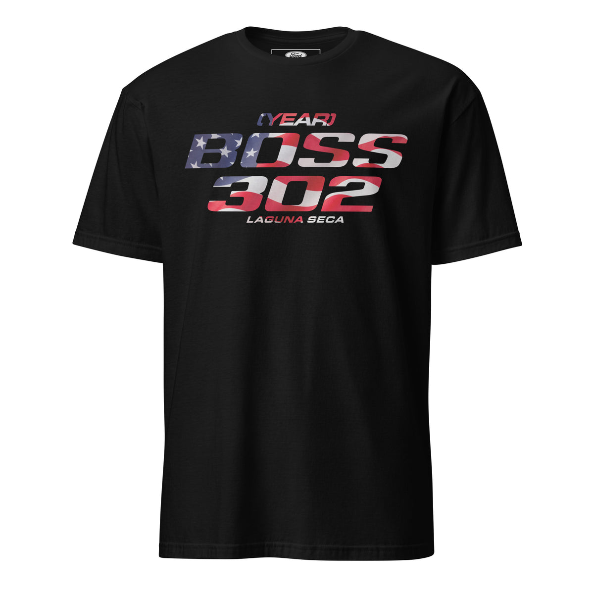 BOSS 302 Laguna Seca US Flag Custom T-Shirt