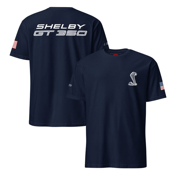 SHELBY GT350 Custom US Flag  T-Shirt