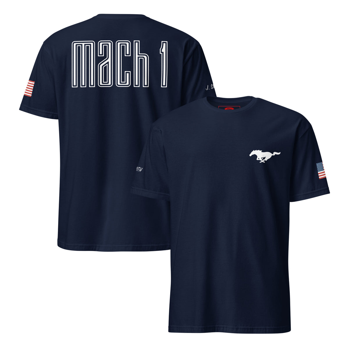MACH 1 Custom US Flag T-Shirt