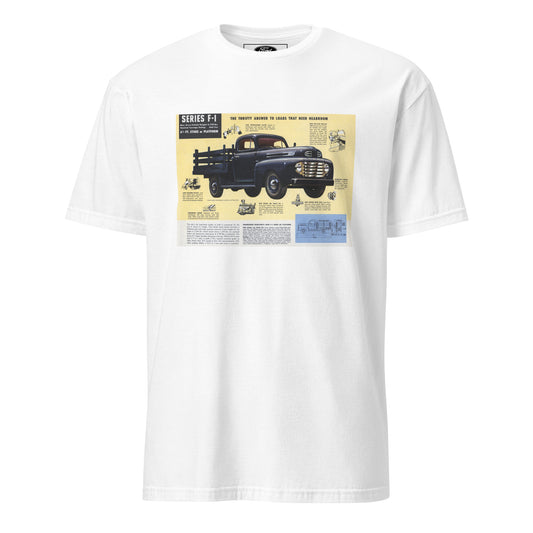 1948 F-1 Stake Bed Ford Truck Short-Sleeve T-Shirt