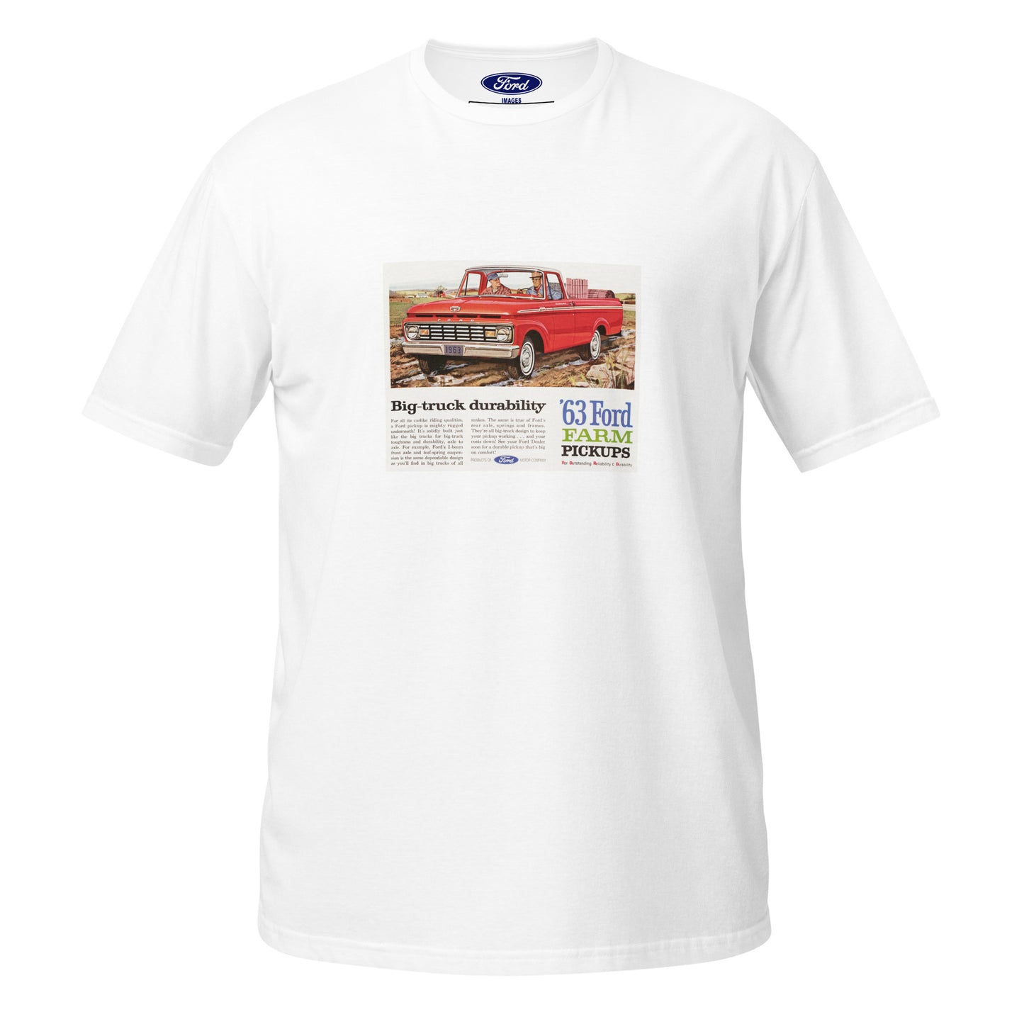 1963 Ford F-100 Farm Truck Short-Sleeve T-Shirt