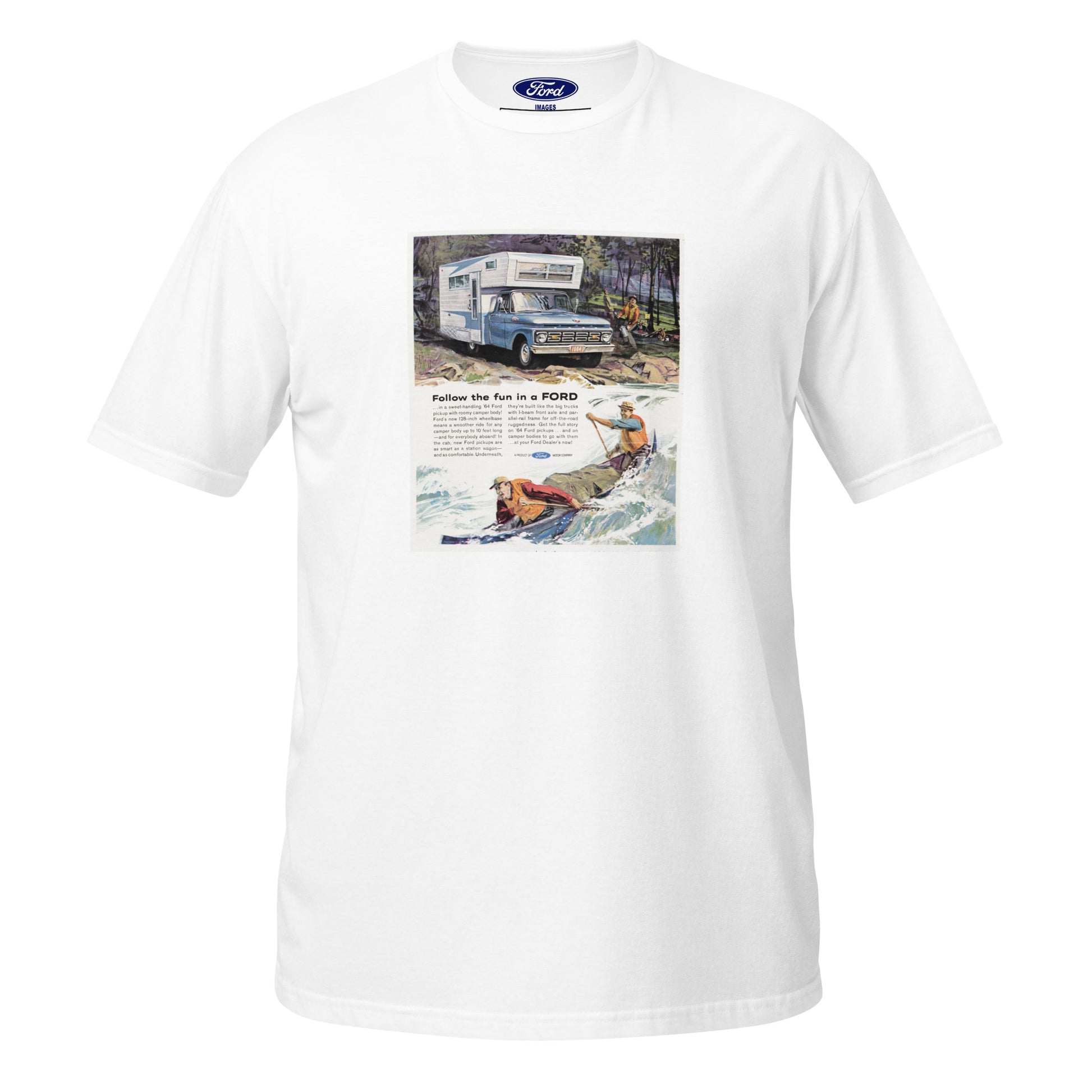 t shirt camper 1964 Ford Camper Special Short-Sleeve T-Shirt – Fordimages