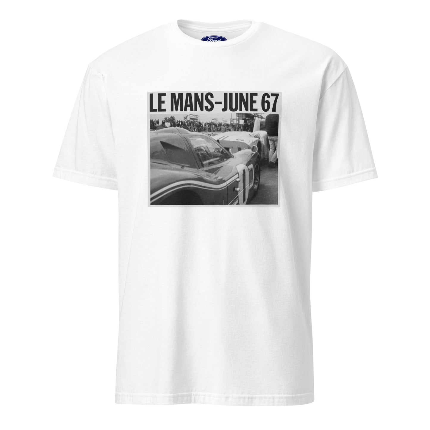 1967 Ford GT Mk IV Le Mans Gurney - Foyt Short-Sleeve T-Shirt