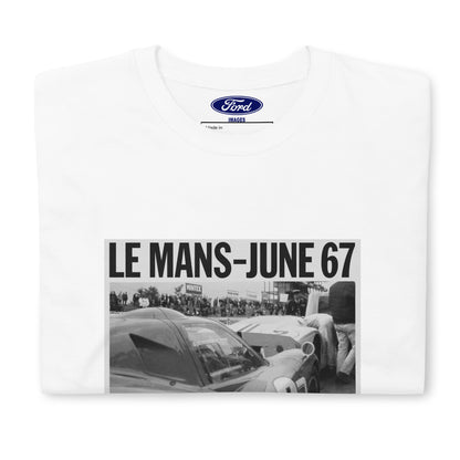 1967 Ford GT Mk IV Le Mans Gurney - Foyt Short-Sleeve T-Shirt