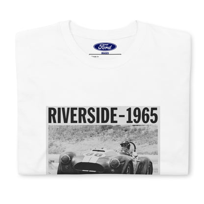 1965 Cobra Ken Miles Riverside Short-Sleeve T-Shirt