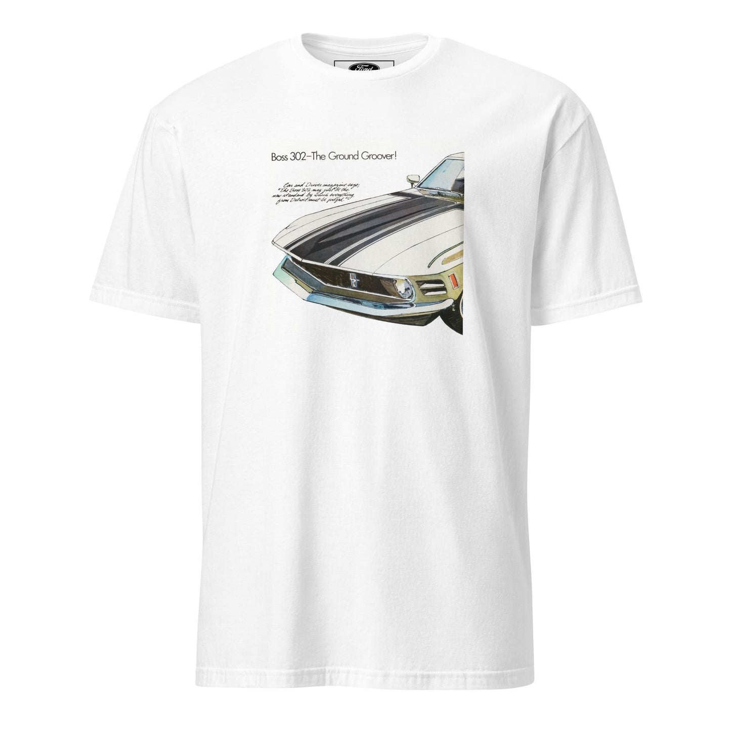 1970 Boss 302 Performance Buyer's Digest Short-Sleeve T-Shirt