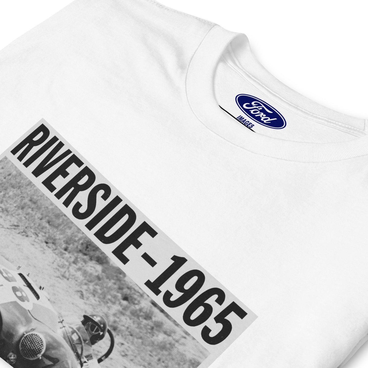 1965 Cobra Ken Miles Riverside Short-Sleeve T-Shirt